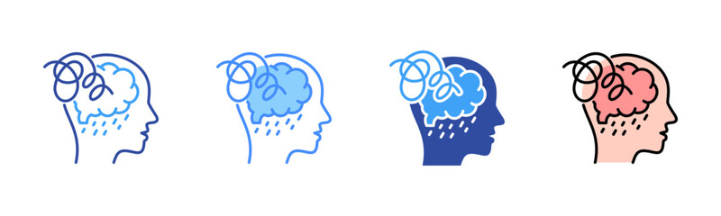 Adhd Icon, Multi Styles Icon Set