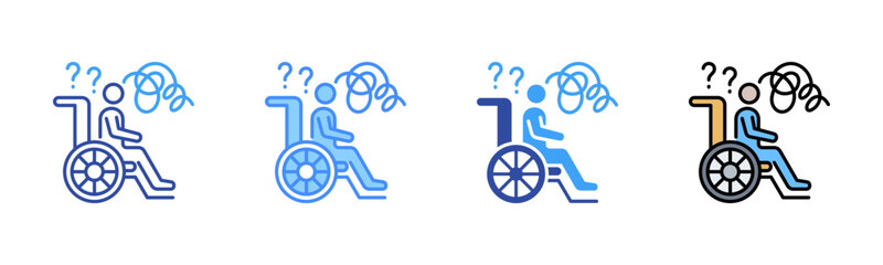 Difficulty Icon, Multi Styles Icon Set