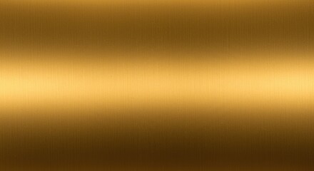 Gleaming Gold: Brushed Metal Texture with Subtle Gradient and Reflections