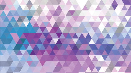 Vibrant Magenta and Violet Low Poly Geometric Abstract Background Pattern