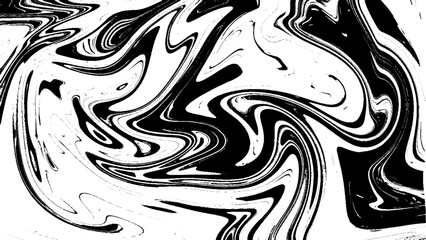 Abstract background with black liquid waves. Trendy vector illustration in style retro. Liquid Background 