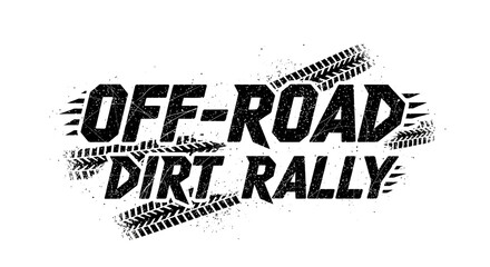 Off-Road Dirt Rally: Extreme Motorsport Adventure and Tire Tracks.