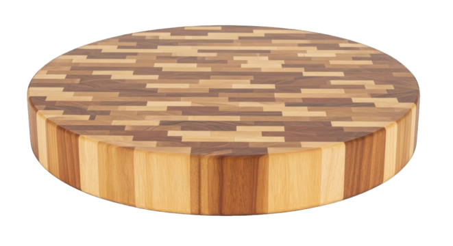 Cutting board isolated on transparent background