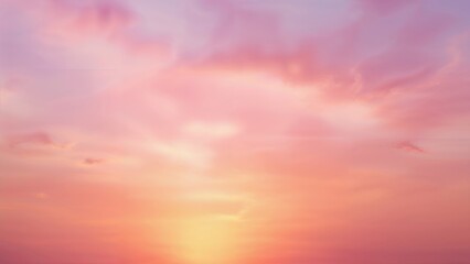 Obraz premium Colorful sunset sky with pink, orange, and purple hues at dusk.