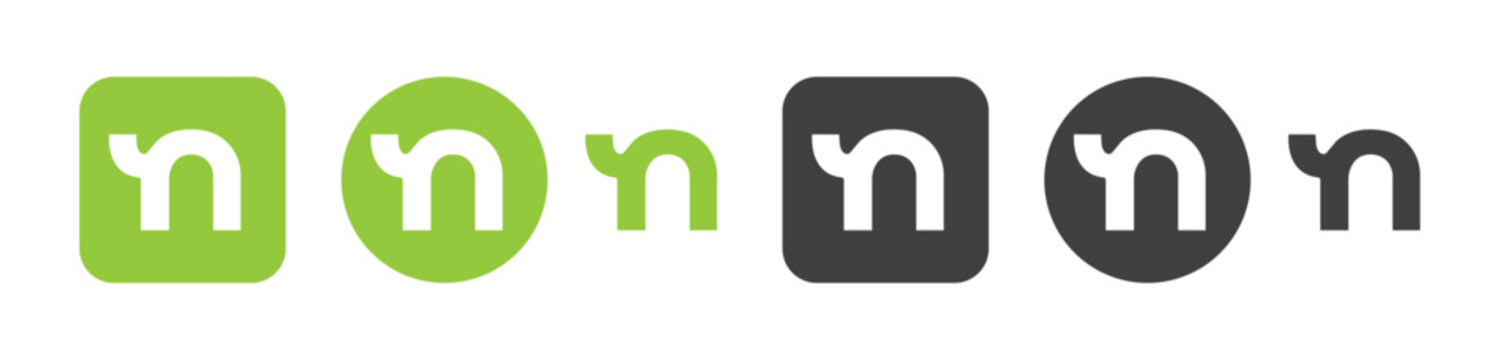 Nextdoor App Logo Variations with Transparent Background, Editorial&nbsp;Use&nbsp;Only