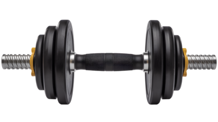 Professional adjustable dumbbell with textured grip and secure locking collars for intense strength training sessions at home or gym