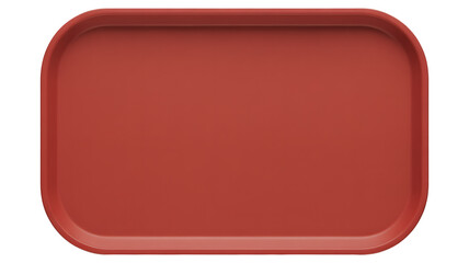 Modern minimalist rectangular tray with rounded corners, perfect for serving or organizing any space with clean, elegant design.