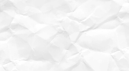 Obraz premium crushed paper texture. Crumpled on white background paper texture.