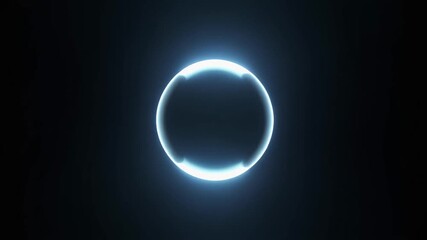 Minimal Light Orbit – elegant glowing orb animation	