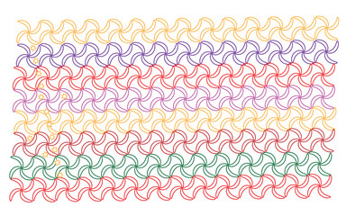 seamless pattern with colorful lines