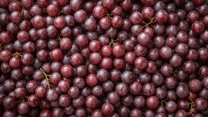 Cluster of red grapes.