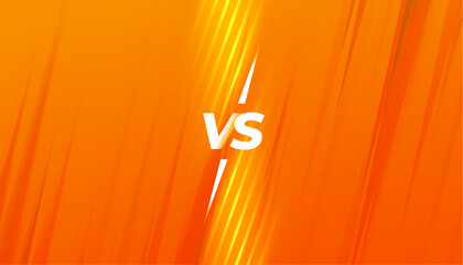 Versus concept background with glowing lines