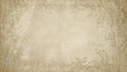 Naklejka premium Faded parchment background with textured, vintage paper appearance.