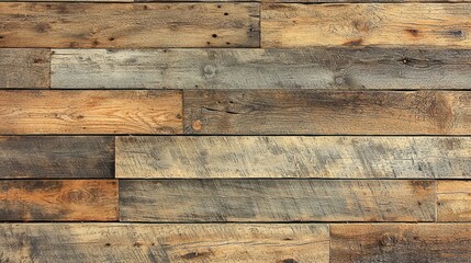 Reclaimed wood surface horizontal weathered barn planks natural grain texture rustic brown gray tones seamless background pattern eco-friendly design