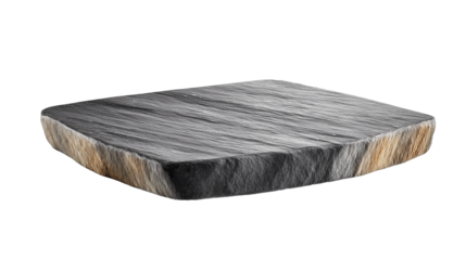Stone countertop on white background For mounting product display or key visual layout.