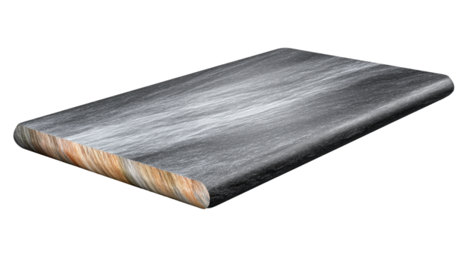 Stone countertop on white background For mounting product display or key visual layout.