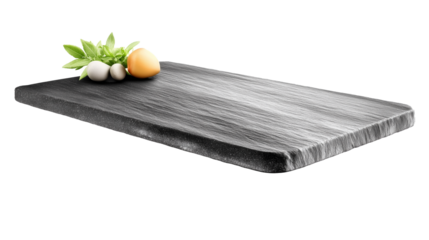 Stone countertop on white background For mounting product display or key visual layout.