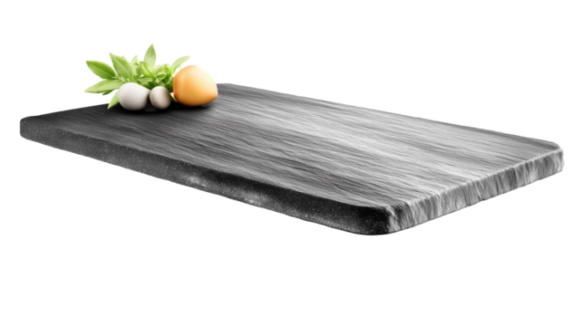 Stone countertop on white background For mounting product display or key visual layout.