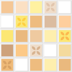 Desert sand colour palette, Floor and wall tile mosaic decor, design element