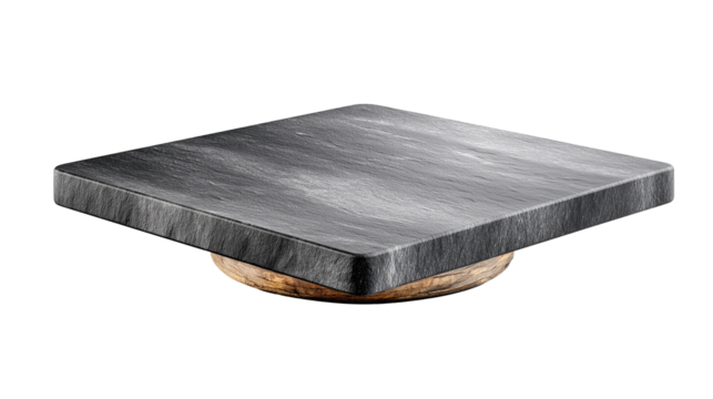 Stone countertop on white background For mounting product display or key visual layout.