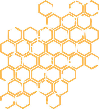 Honeycomb bee icon on white background. honeycomb icon for your web site design, logo, app, UI. flat style. honey comb sign. Vector Illustration . honeycomb seamless pattern vector design honeycomb.