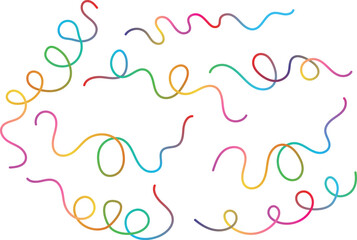 Abstract vector background with dynamic flowing colorful shapes representing modern digital connectivity