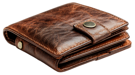 old leather wallet