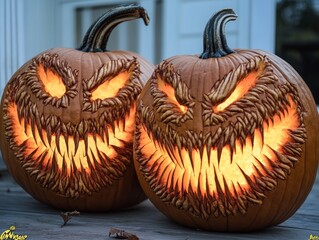 Pumpkins are popular in the fall, especially around Halloween.
