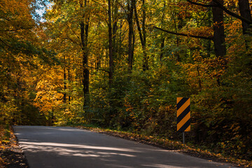 Natura, las, góry, drzewa, krajobraz, jesienią, drzew, skały, Polska, Krajobraz, Jesień, Dolny śląsk,  © Adrian Jaśpiński