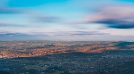Natura, las, góry, drzewa, krajobraz, jesienią, drzew, skały, Polska, Krajobraz, Jesień, Dolny śląsk,  © Adrian Jaśpiński