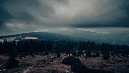 Natura, las, góry, drzewa, krajobraz, jesienią, drzew, skały, Polska, Krajobraz, Jesień, Dolny śląsk,  © Adrian Jaśpiński