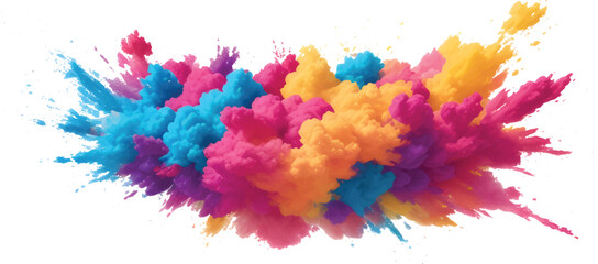 Abstract colorful watercolor paint splash art background texture illustration