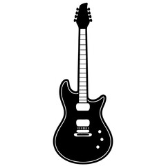 Electric guitar drawing