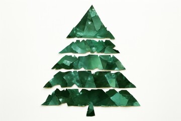Obraz premium Christmas tree white background christmas tree.