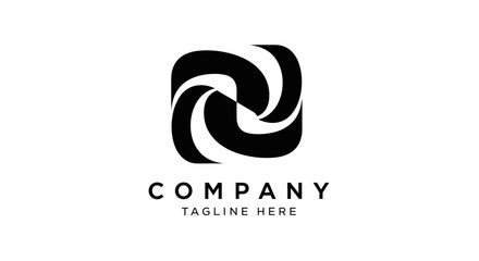 Elegant and Modern Abstract Swirl Logo Design for Business and Corporate Identity