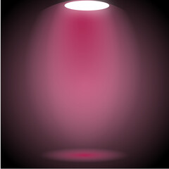 Pink Spotlight on Dark Background beam magenta