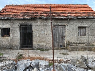 Old traditional stone house in Primorski dolac village, Croatia