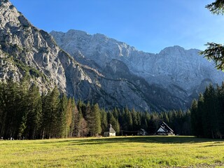 Tamar valley in Slovenia landscape