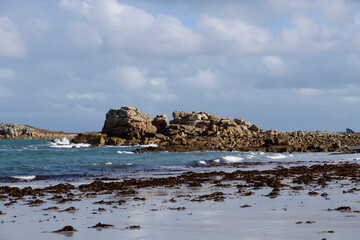 Joli paysage de mer en Bretagne - France