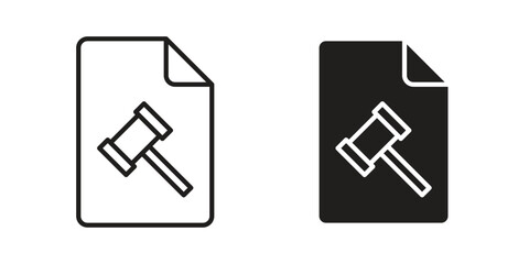 Code of conduct icon in trendy flat style design. Vector graphic illustration.