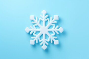 Snowflake blue celebration decoration.
