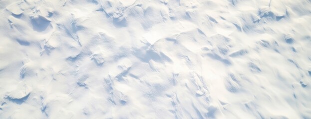 Fototapeta premium Empty snow ground texture nature winter view.