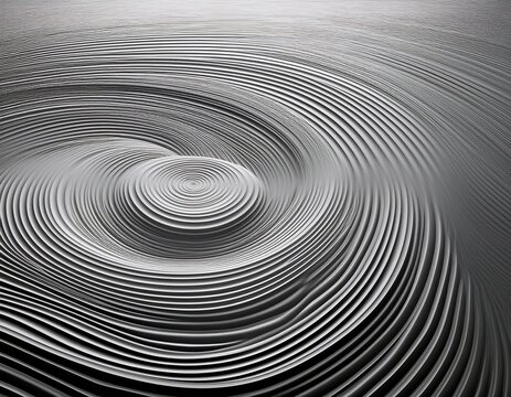 ripples white abstract circles on surface monochromatic background