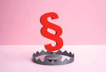 The paragraph symbol is bait in a trap. Laws created to suppress business and human rights....