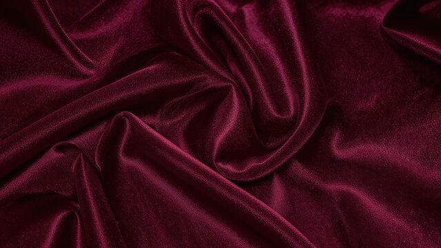 Rich burgundy velvet fabric with luxurious, soft texture and elegant folds.