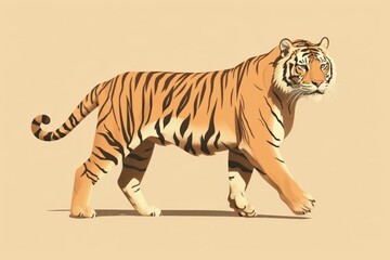 Naklejka premium Tiger wildlife tiger animal.