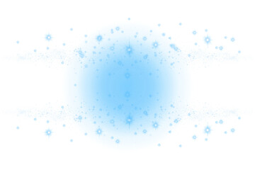 Abstract blue light effect, magic and glow