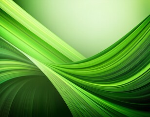 fresh green linear abstract background