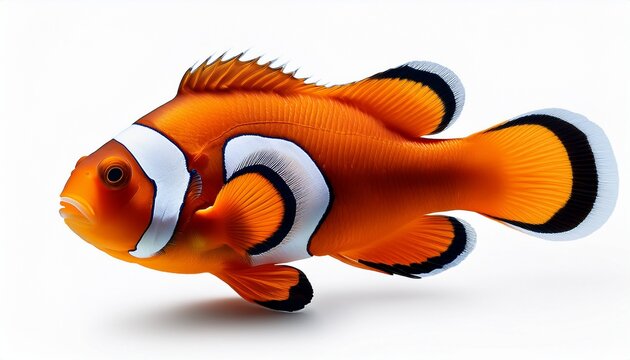 clownfish isolated on white background