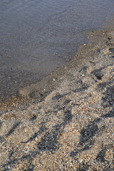 sand and water